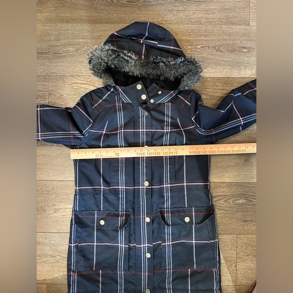 Tommy Hilfiger Plaid Parka - Picture 9 of 10